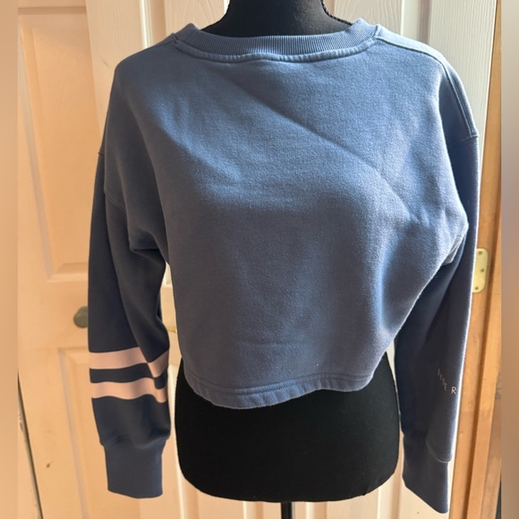 Ryderwear Blue Cropped Sweatshirt - Picture 5 of 6
